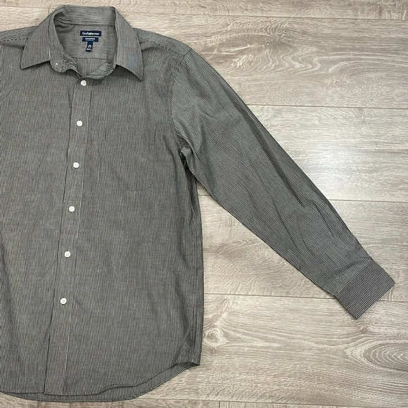 NWOT Croft & Barrow Broadcloth Classic Fit Point Collar Dress Shirt 15.5 34-35 - Picture 4 of 15